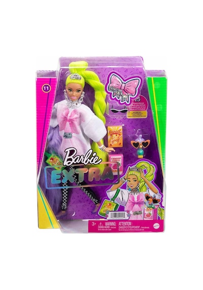 Barbie Extra Neon Saçlı Bebek Hdj44
