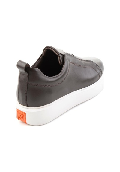 Bambi Kahve Napa Hakiki Deri Erkek Sneaker E01774008043