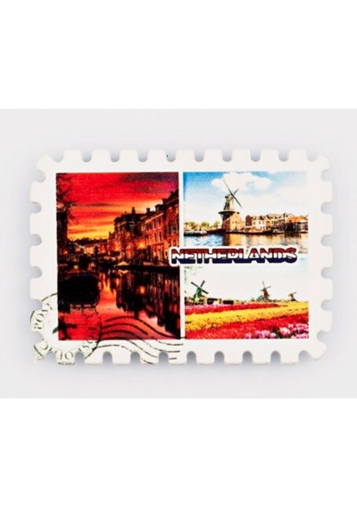 Hollanda Temalı Pul Magnet