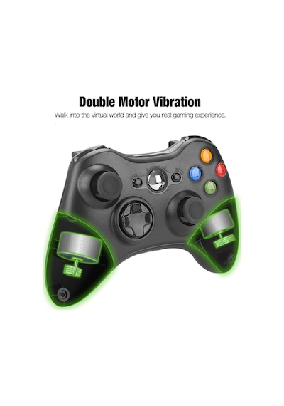 Zinetech Xbox 360 Kablosuz Oyun Kolu Konsolu Joystick 2.4Ghz Pc
