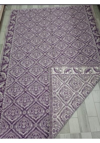 Savan Dokuma Halı Örtüsü 4m² 170 240 Kale Lila3 Diğer