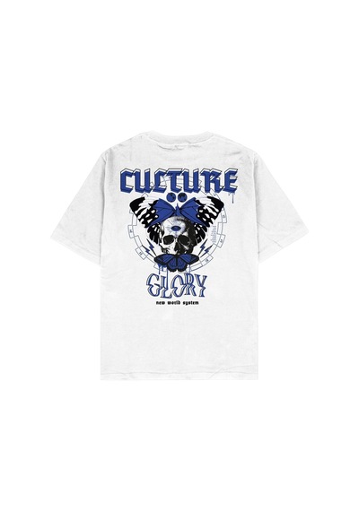 Startmore Adrift Glory Beyaz Oversize Unisex T-shirt Beyaz