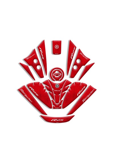 Yamaha R25 Uyumlu Tank Pad Full Set 2019-2026 04 Diğer