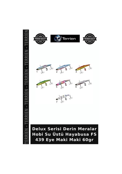 Delux Serisi Derin Meralar Hobi Su Üstü Hayabusa Fs 439 Eye Maki Maki 60gr