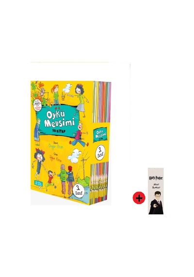 3. Sınıf Hikaye Seti Yuva Yayınları Öykü Mevsimi + Kişiye Özel İsimli Harry Potter Kitap Ayracı