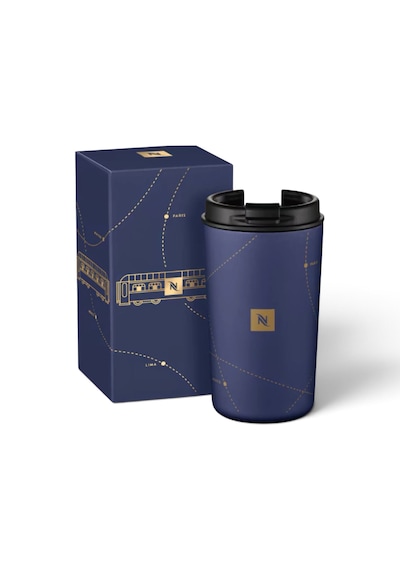 Nespresso Festive Travel Mug 400ml Lacivert