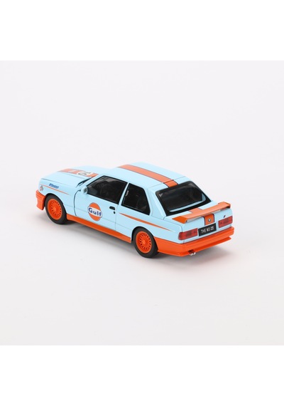 1:24 Ölçek Sesli Işıklı 4 Kapısı Kaput Ve Bagajı Açılan Stantlı Model Araç Turuncu Gulf