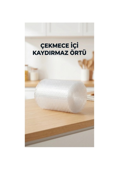 Mutfak Şeffaf Kaydırmaz Pvc Raf Örtüsü 45x300 Cm Dolap İçi Koruyucu Çok Renkli