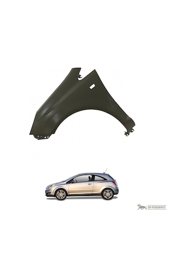 Opel Corsa D Ön Sol Çamurluk İthal Ürün