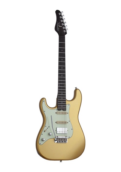 Schecter Nick Johnston Traditional Hss 10th Anniversary Solak Elektro Gitar Atomic Saffron