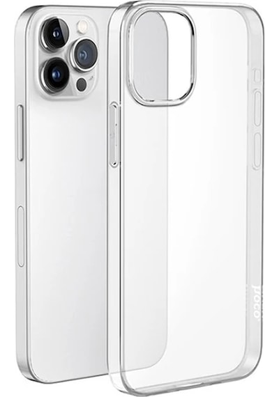 Hoco Light Series Tpu Apple iPhone Uyumlu 15 Pro Max Şeffaf Kılıf- 5775 Siyah