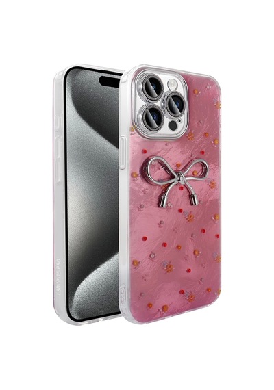 Apple Uyumlu iPhone 15 Pro Max Kılıf Kamera Korumalı Figürlü Zore Ponti Silikon Kapak