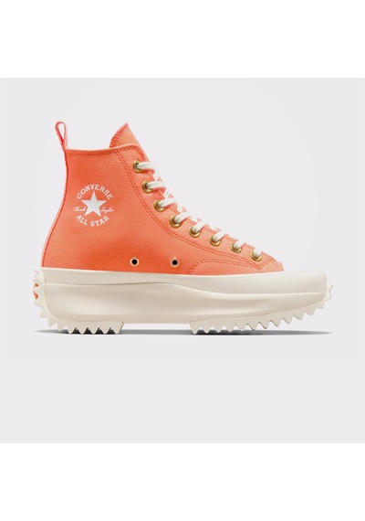Converse Run Star Hike Unisex Kahverengi Platform Sneaker Turuncu