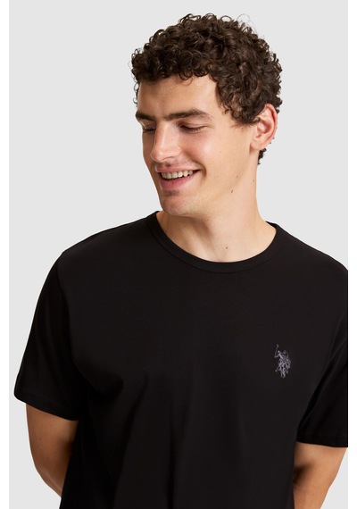 U.s. Polo Assn. Erkek Siyah Pijama Takım 50326135-vr046