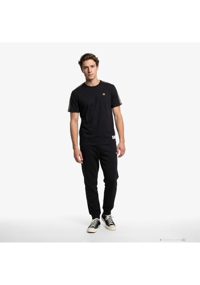 Champion Ss Erkek Siyah T-shirt 222953 2800282