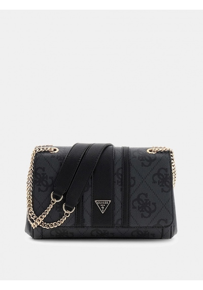 Guess Noelle Iı Dönüştürülebilir Kapaklı Çapraz Askılı Kadın Antrasit Omuz Çantası Hwss9672210-clo