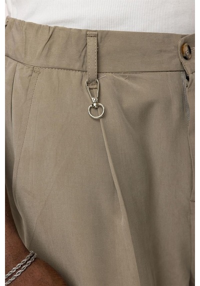 Vamos Relaxed Fit Kumaş Pantolon Haki