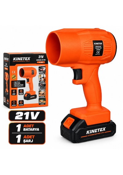 Fön Model Şarjlı Hava Üfleyici Fan Körük 21v - 220-240v Toz-kar-mangal Üfle - Pet Kurut Üfleme Ktx-3463 4801