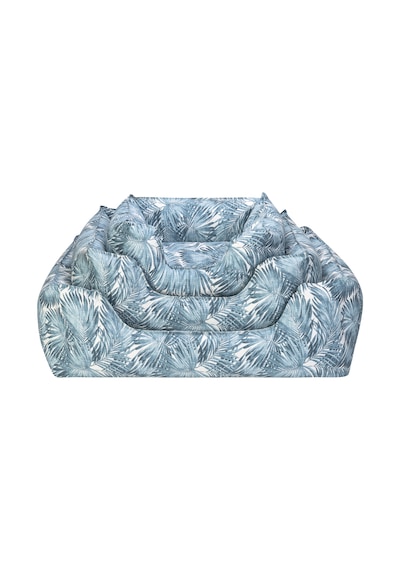 Hnrlıshp Pet Comfort Alpha Mavi-beyaz Köpek Yatağı L 105x85cm