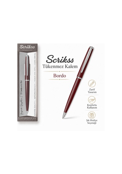 Tükenmez Kalem 52 Bordo
