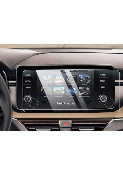 Skoda Kamiq Navigasyon Ve Digital Gösterge Panel Uyumlu Nano Ekran Koruyucu