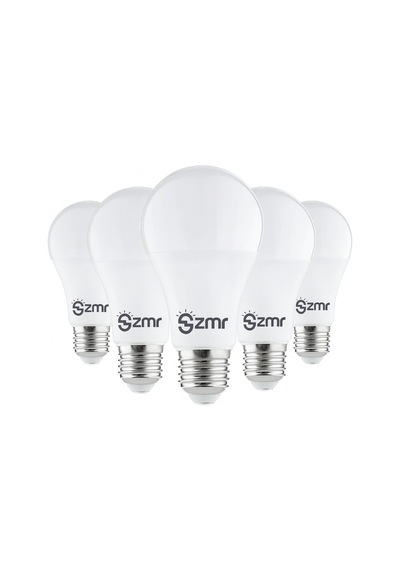 105/b.65 5'li Paket Led Ampul 15w 6500k Beyaz Işık E27 Duylu Enerji Tasarruflu Uzun Ömürlü