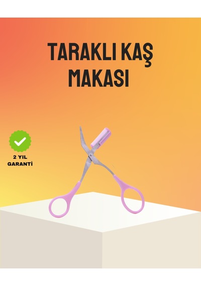 Kaş Düzeltme Makası Taraklı Profesyonel Ve Pratik Kaş Bakımı