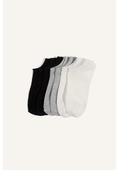 Defacto Erkek 7li Pamuklu Sneaker Çorap G2089axnsbk23 Siyah-bk23