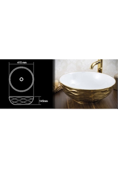Lena Tezgah Üstü Çanak Lavabo E -8116
