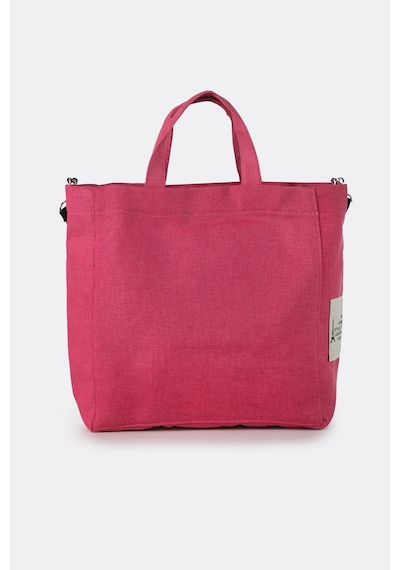 Icone Fuşya The Icone Bag Paris İşlemeli Tote Kadın Kol Çantası Ve Omuz Çantası Fuşya