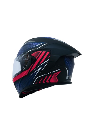 Gp Kompozit Mks008-rbbr Yarış Spoiler Güneş Vizörlü Şeffaf Full Face Motosiklet Kaskı Çok Renkli