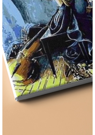 Webstyle Sayılarla Boyama Seti Kasnaklı Piyanist Kadın 60 X 75 Cm