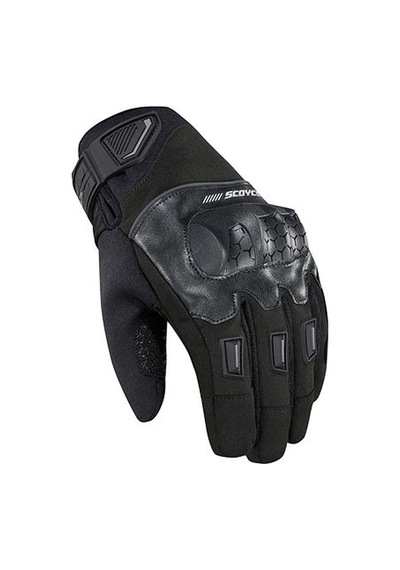 Scoyco Mtr192wp Siyah Motosiklet Eldiveni Uzun Full Koruma Kışlık Waterproof Motorcu Eldiven