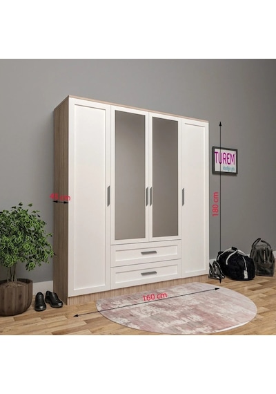 Nurana Gardrop Çıtalı Kapak Mdf Siyah Nurana Gardrop Çıtalı Kapak Mdf Siyah