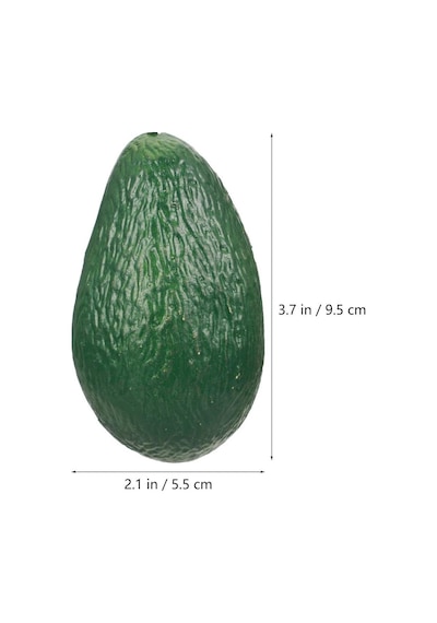 Yapay Meyve Avokado Fake Fruit 6 Lı Paket