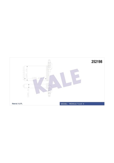 Depomıx Kalorifer Radyatörü Clıo Iı 00 Symbol Iı 08 234x158 2 Sıra Al Pl Sistem