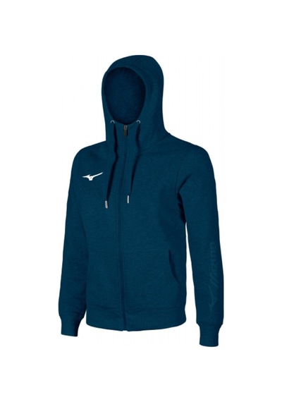 Mizuno Sweat Hoodie Erkek Fermuarlı Sweatshirt Lacivert 32Ec850014