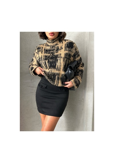 Verymoda Cepli Etek F1572 Siyah