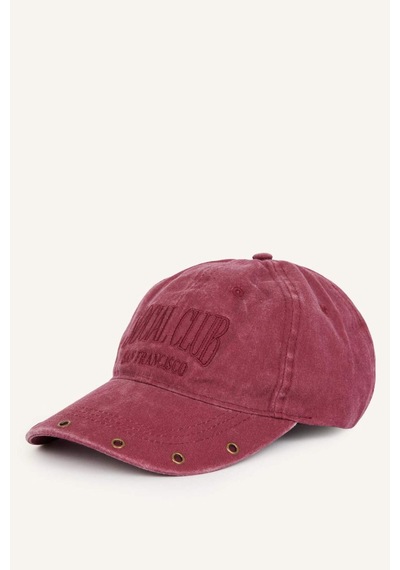Defacto Kadın Yıkamalı Jean Cap Bordo Şapka H6749ax26wnbr2 Bordo-br2