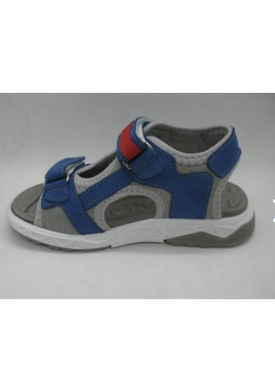 Toddler 490 Mavi Doğal Deri Anatomik Taban Çocuk Sandalet 30-35 Mavi
