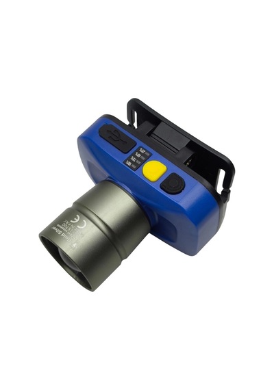 Kargo Gold Silver Gs-15700 20w 2000 Lümen Sarı Beyaz Işık Zoomlu Şarj Edilebilir Kafa Feneri Najmaddin Çok Renkli