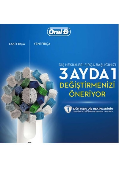 Oral-B Pro 2000 Cross Action Şarj Edilebilir Diş Fırçası