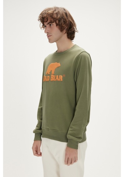 Bad Bear Sweatshirt Logo Crewneck / Thyme Erkek 22.02.12.007 001