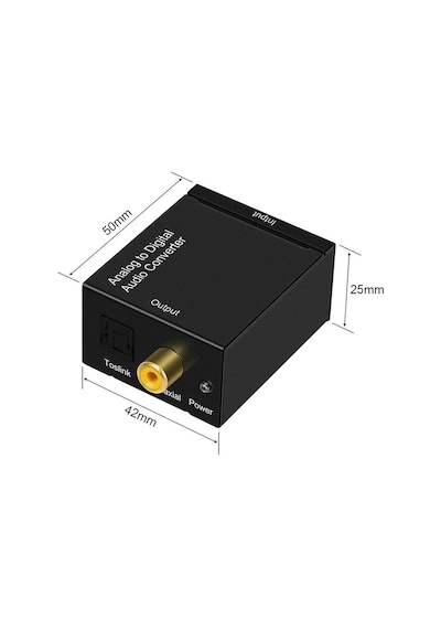 Analog To Digital Optik Tos Ses Dönüştürücü Rca