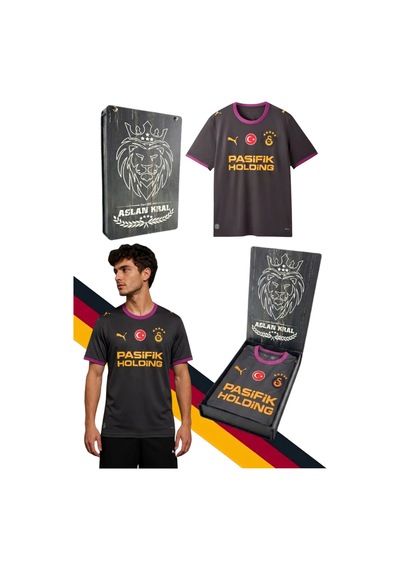 Gs Frm 043 784991 Galatasaray Orjinal Lisanslı Puma 2026/2027 Deplasman Siyah Forma Lazer Kutu Hediyeli