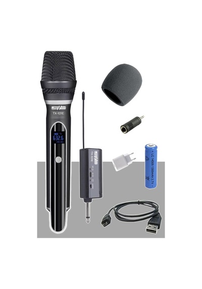 Lastvoice Tx-101e Profesyonel Uhf Telsiz Kablosuz El Mikrofonu Çok Renkli
