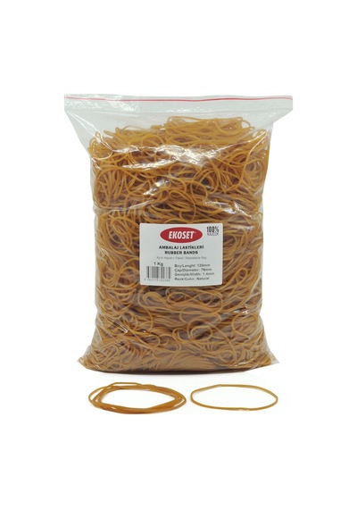 Ekoset 120mm Kauçuk Paket Ambalaj Lastiği 120'lik 12Kg Koli