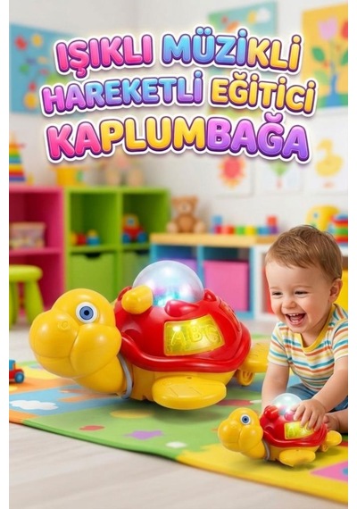 Sesli Müzikli Işıklı Pilli Hareket Eden İngilizce Alfabe Destekli Sevimli Tospik Eğitici Oyuncak 28002196