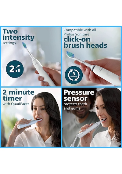 Philips Sonicare 3100 Şarj Edilebilir Elektrikli Diş Fırçası Beyaz