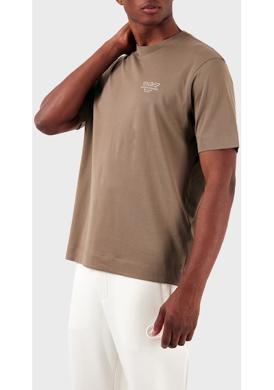 Emporio Armani Erkek T Shirt 3d1th3 1jocz 04b4 Kahve Kahverengi